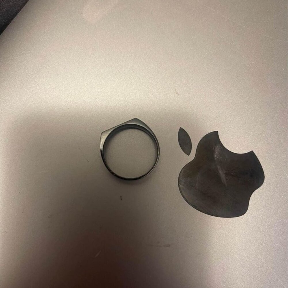 Mejuri Black Ring Size 8